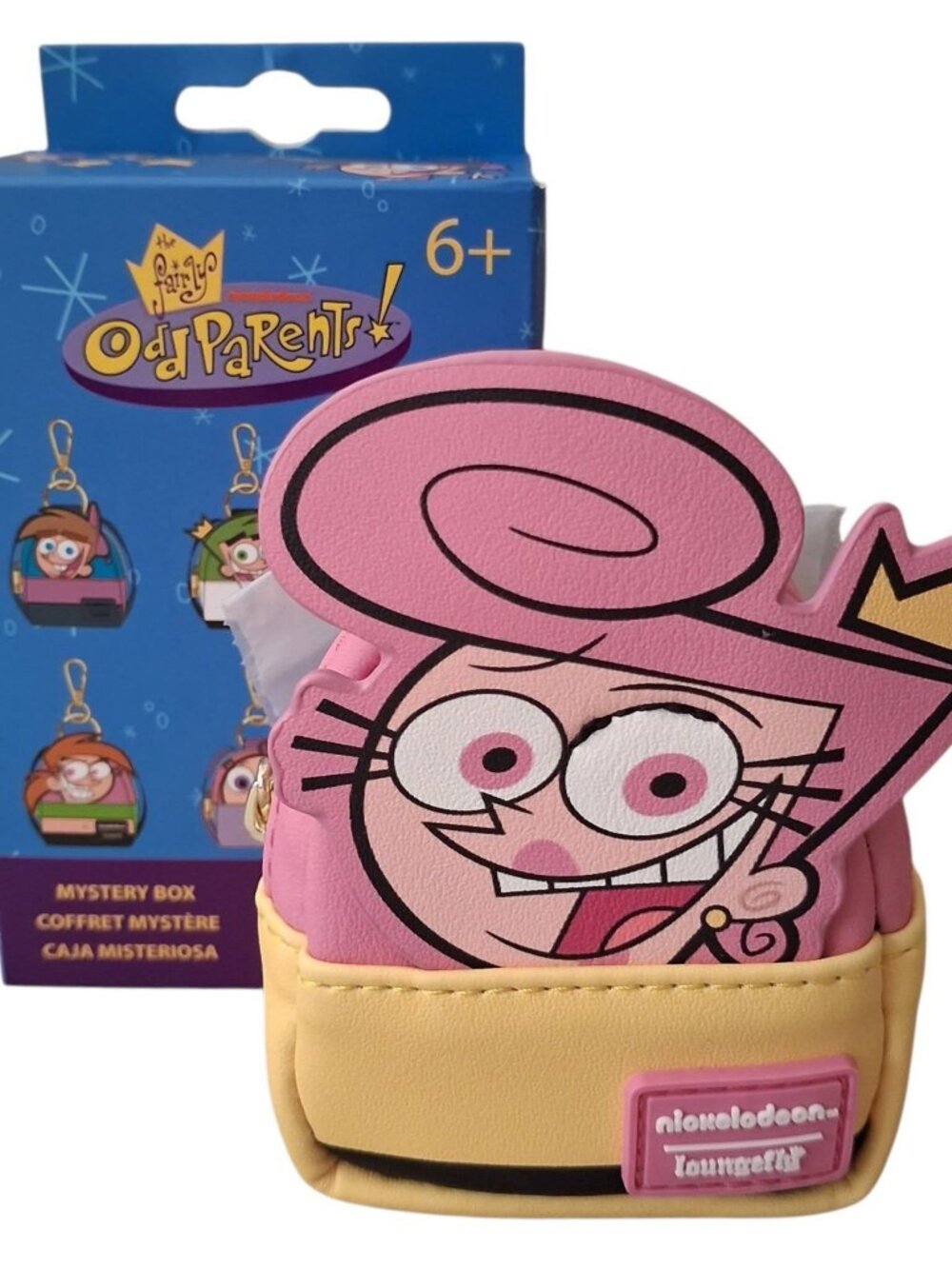 Loungefly The Fairly Odd Parents WANDA Cosplay  Mini Backpack Keychain Charm